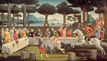 Nastagio dritte Sandro Botticelli Ölgemälde